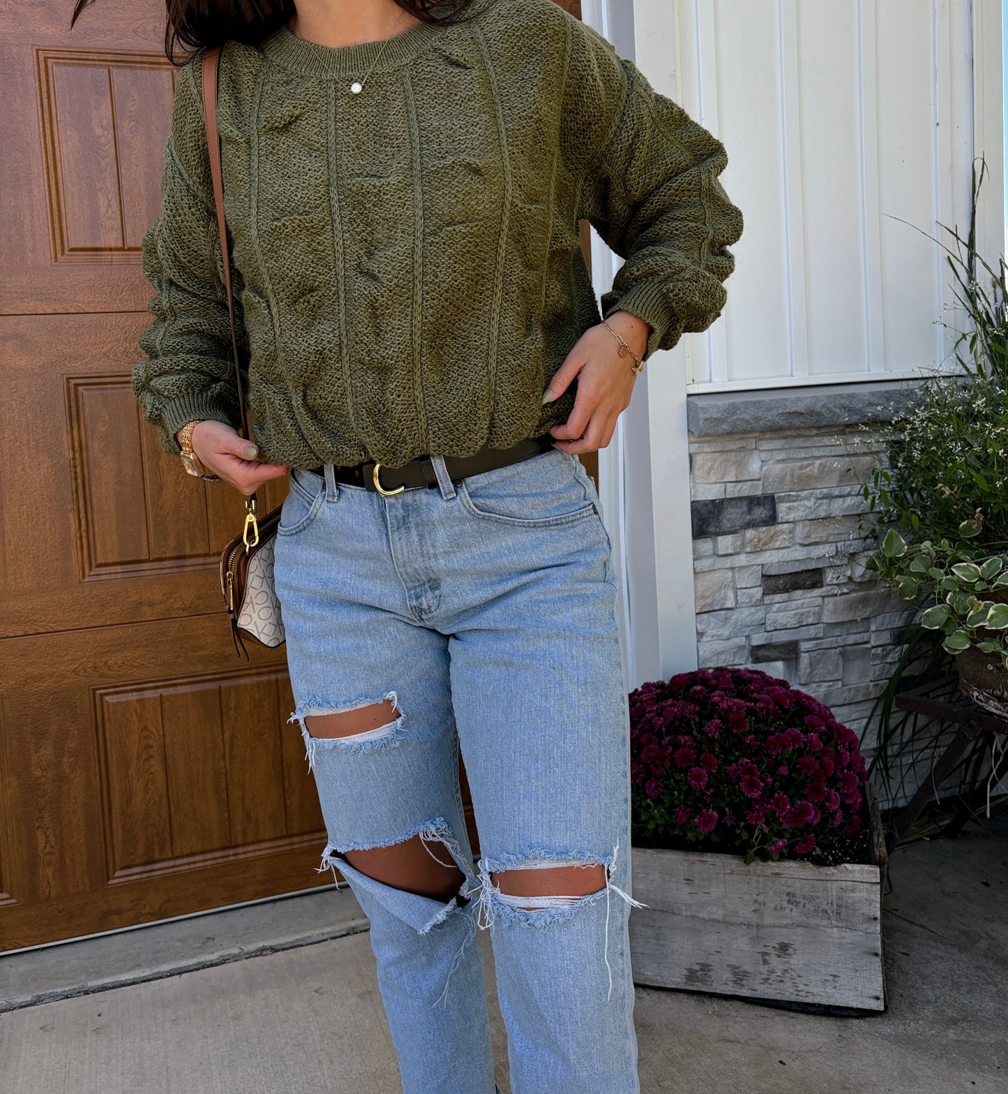 RUCHED & READY PULLOVER