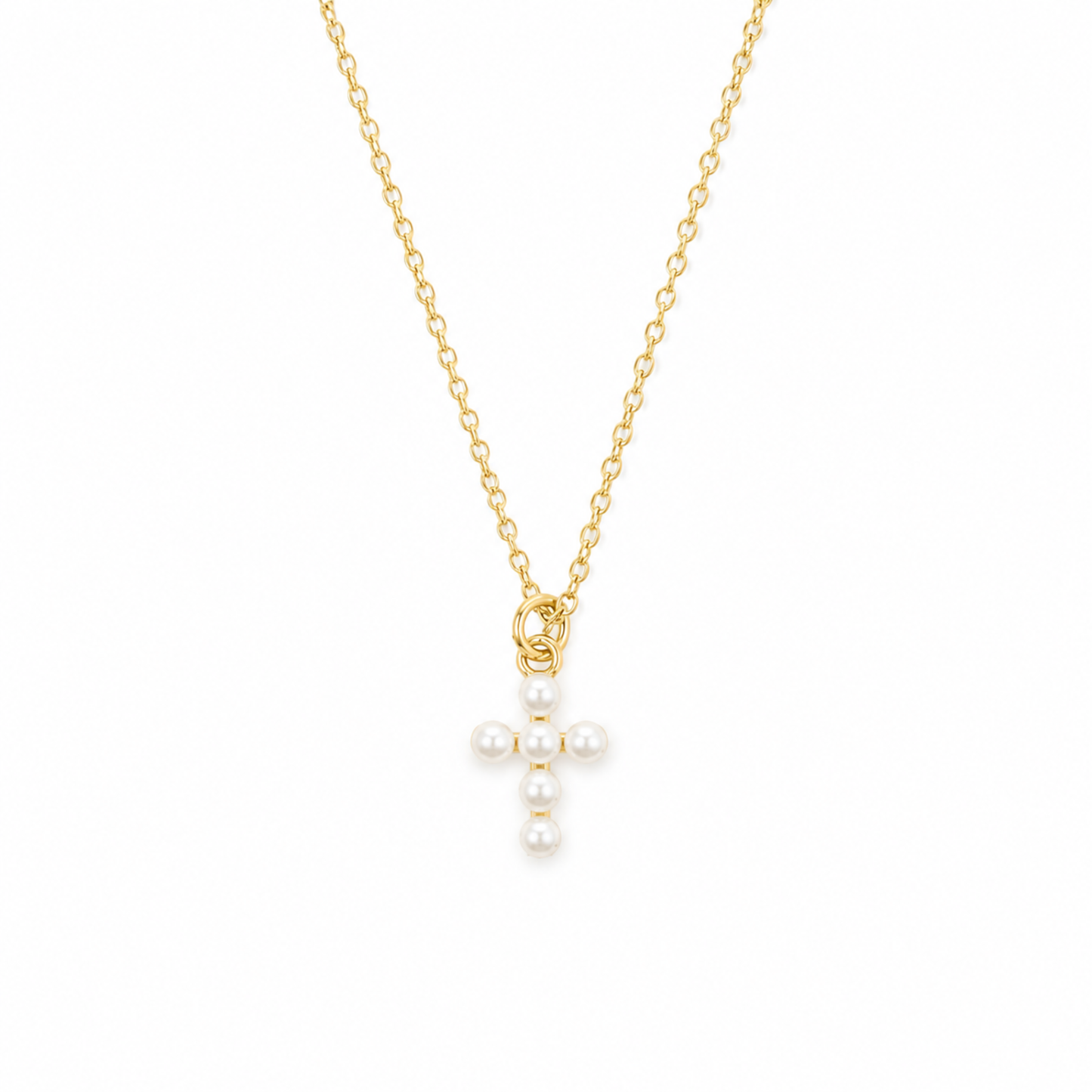 PEARLS & PRAYER NECKLACE