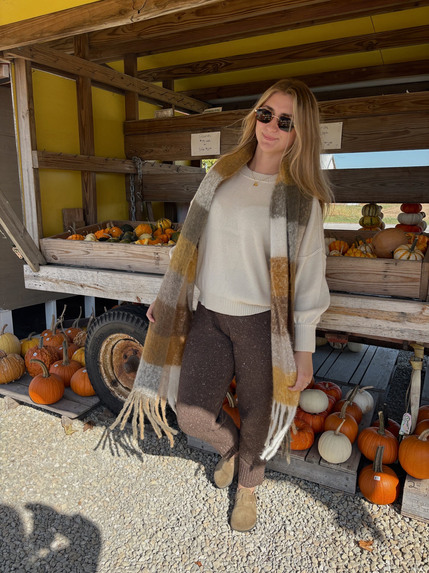 CINNAMON SWIRL SCARF