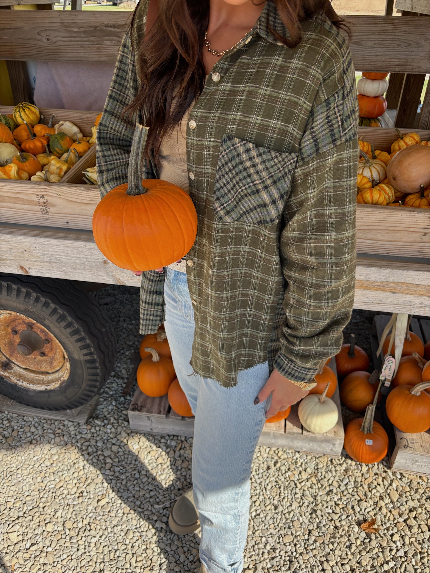 PLAID INTENTIONS FLANNEL