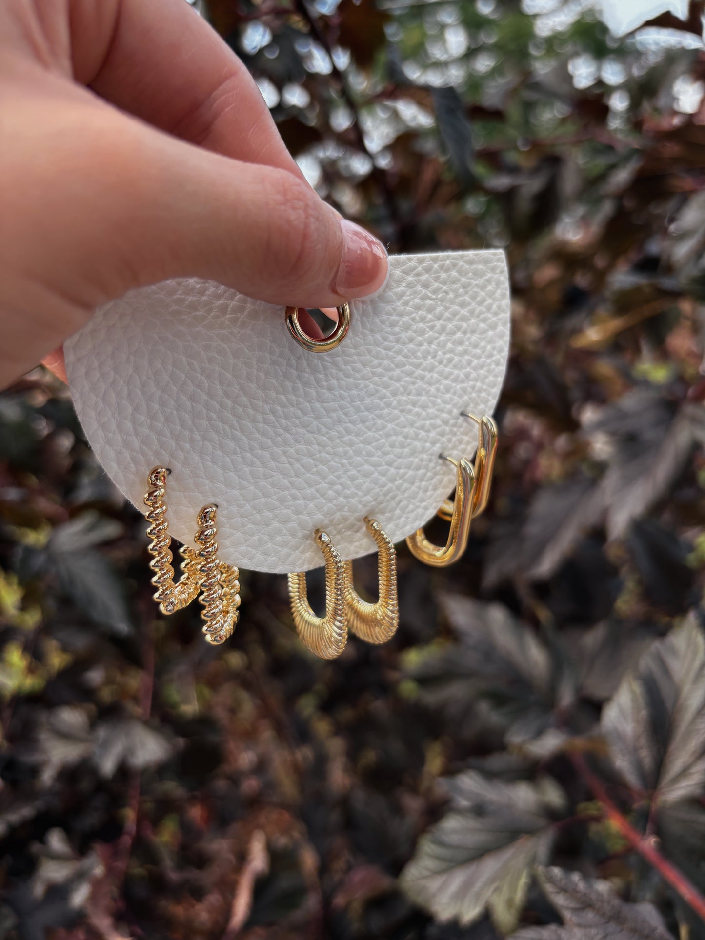 HALO HOOP EARRING SET