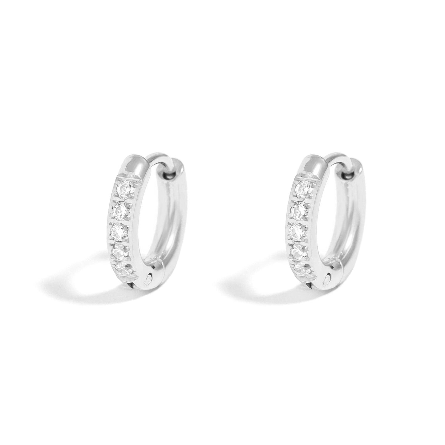 18K SHIMMER & SHINE MINI HOOPS