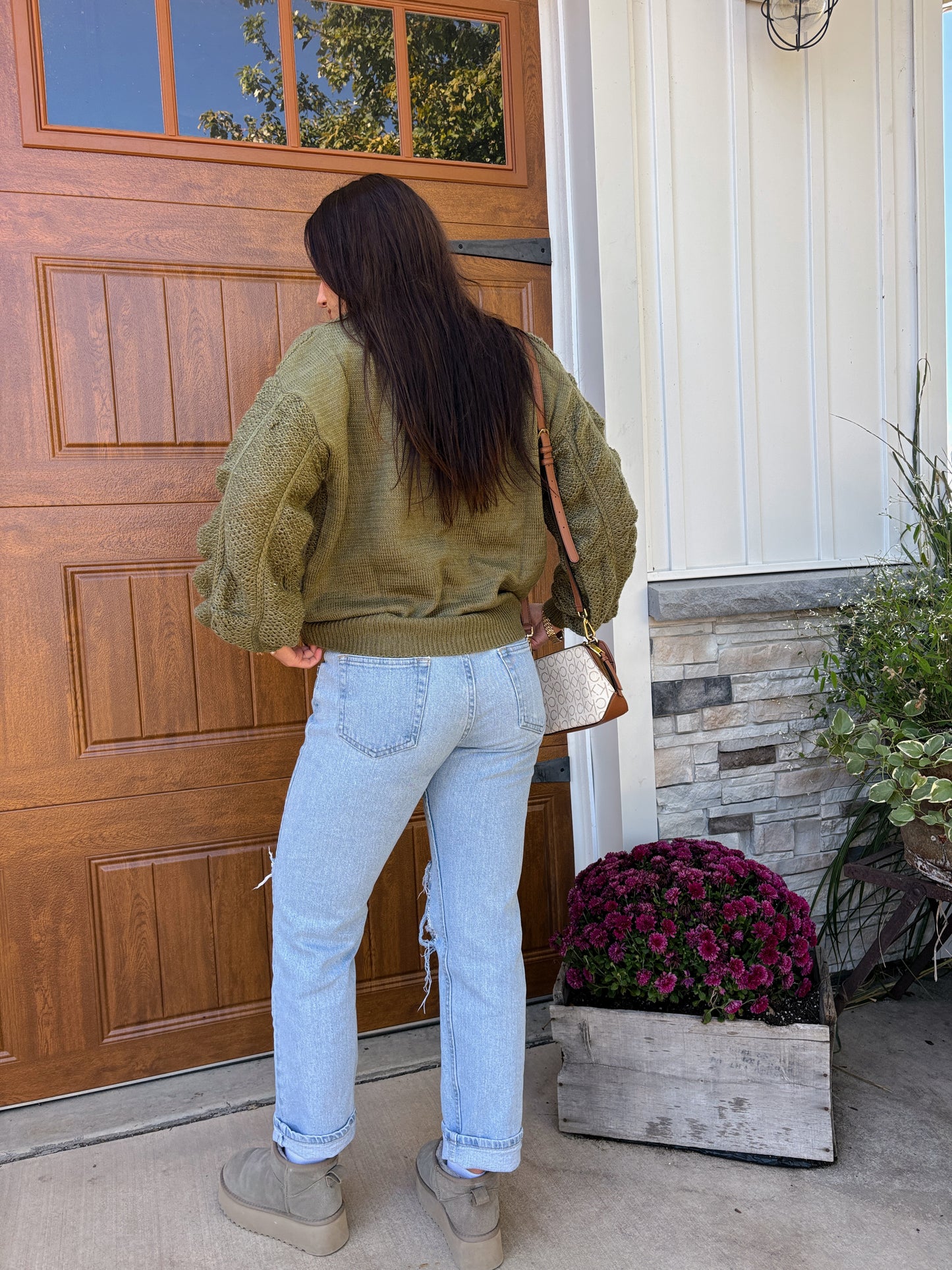 RUCHED & READY PULLOVER