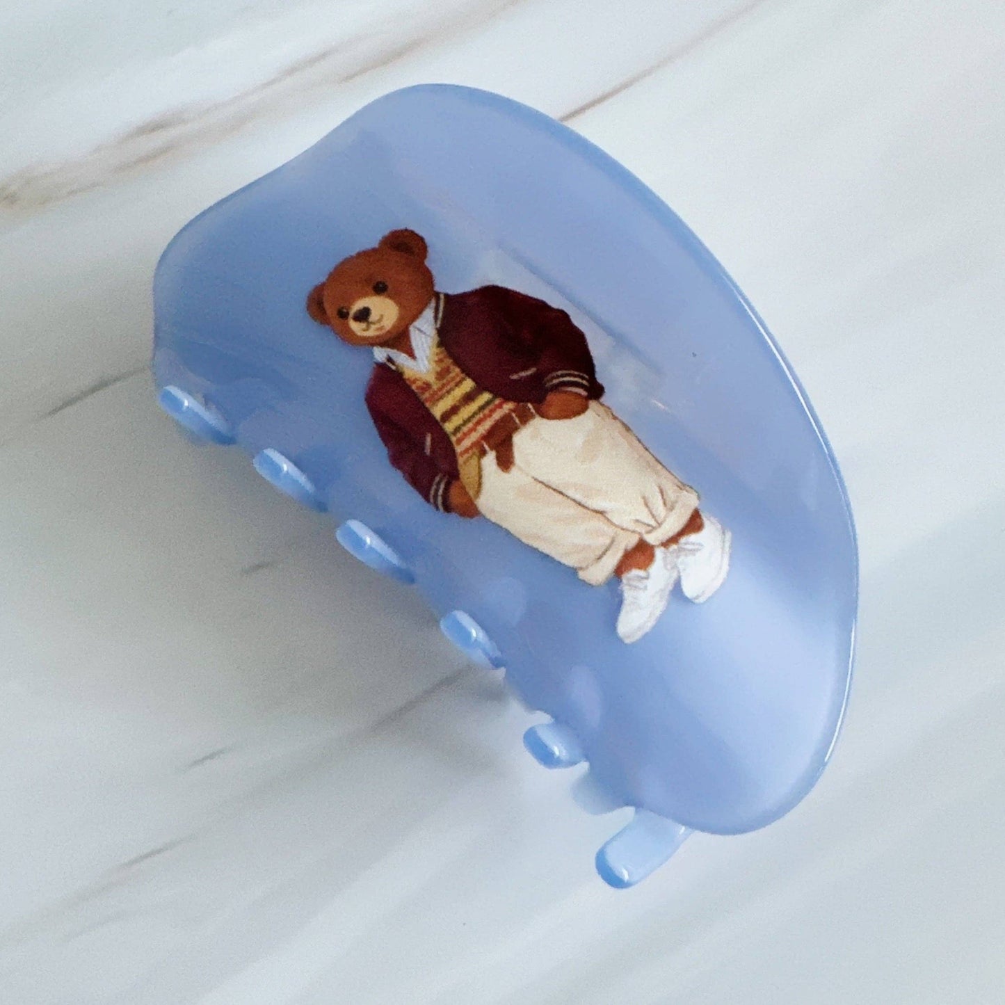 PREPPY BEAR CLAW CLIP