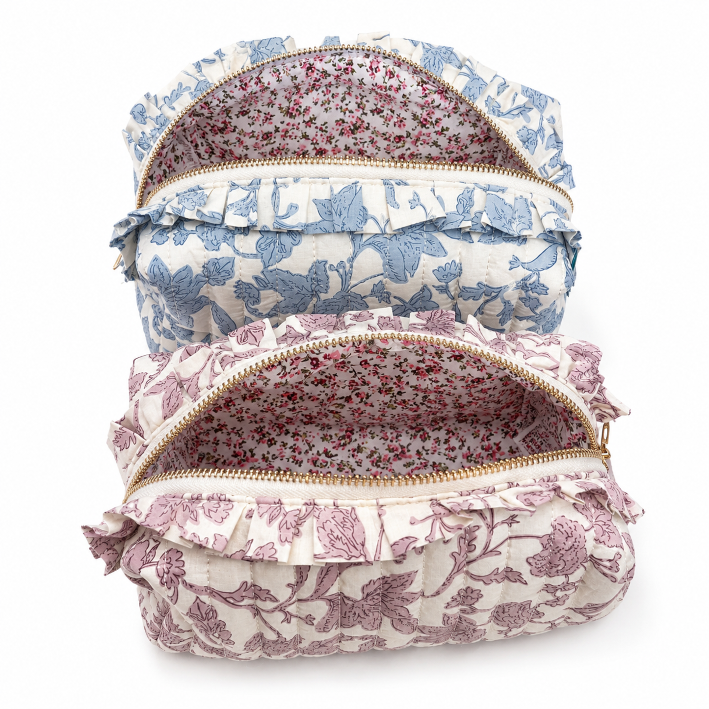QUILTED MAKEUP BAG