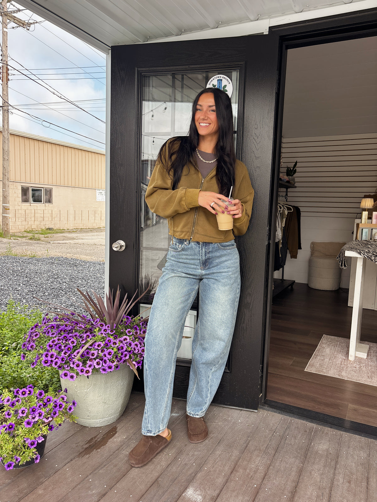 HARPER BARREL JEANS