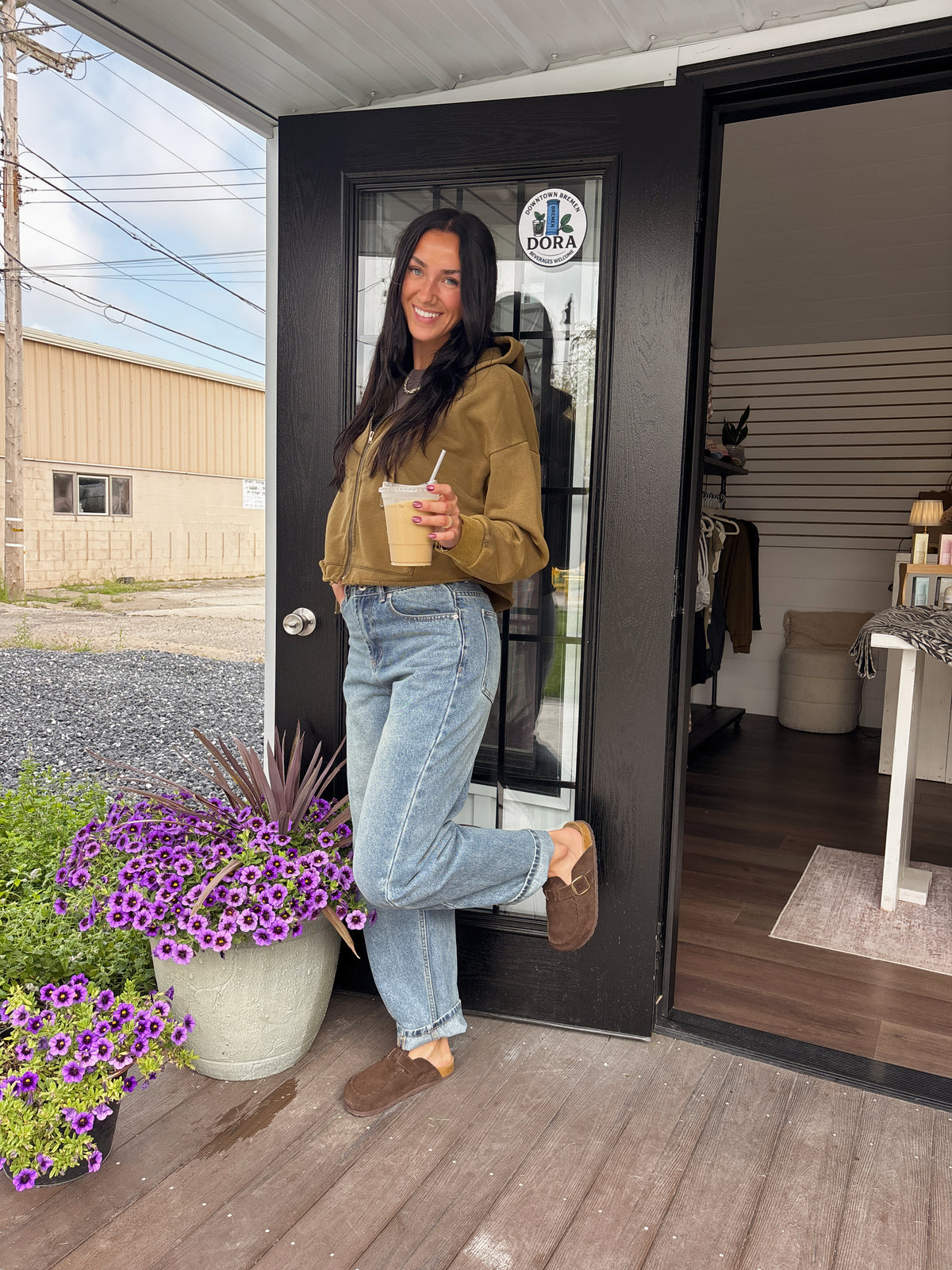 HARPER BARREL JEANS
