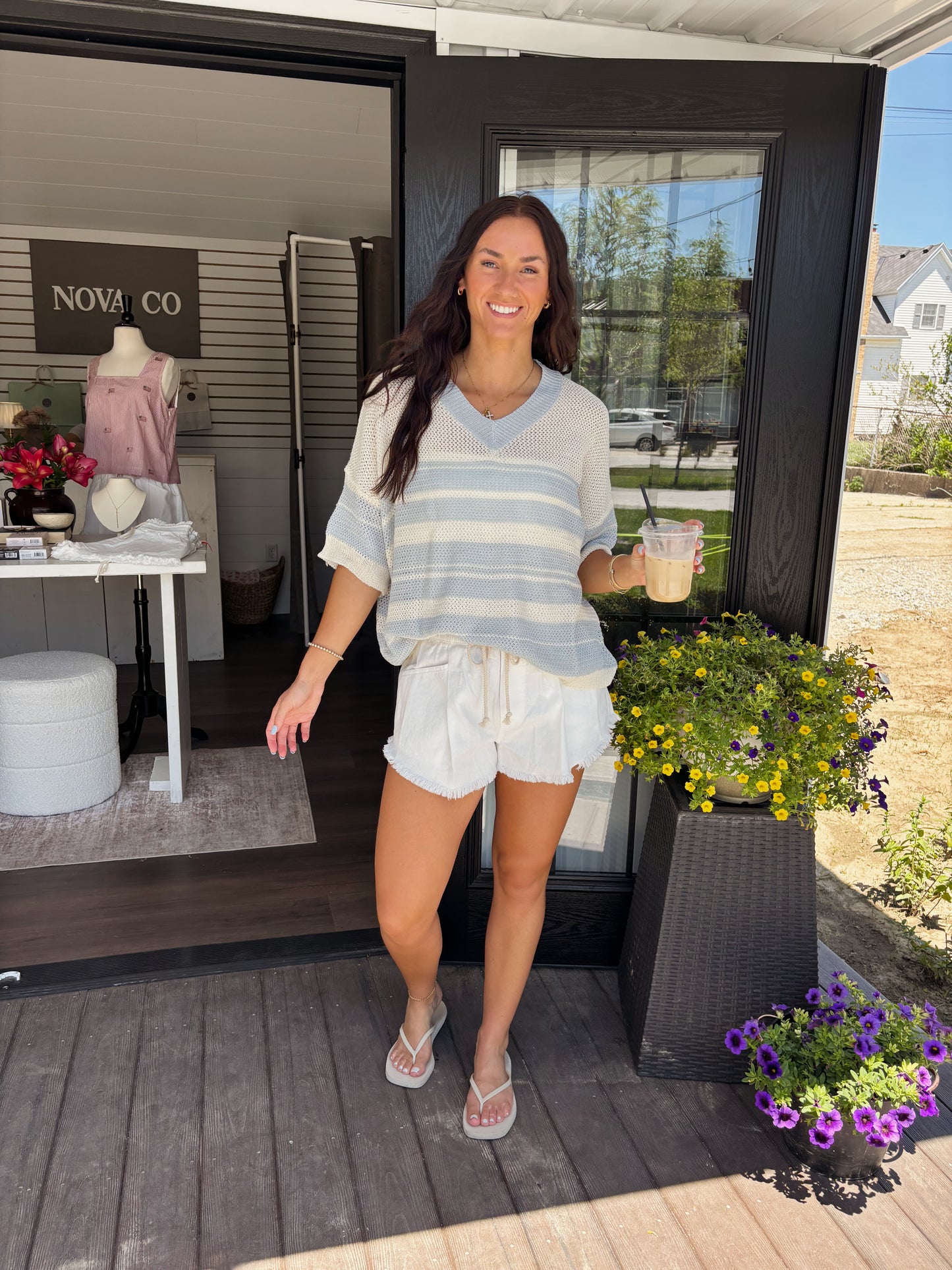 BLUE HORIZON TOP