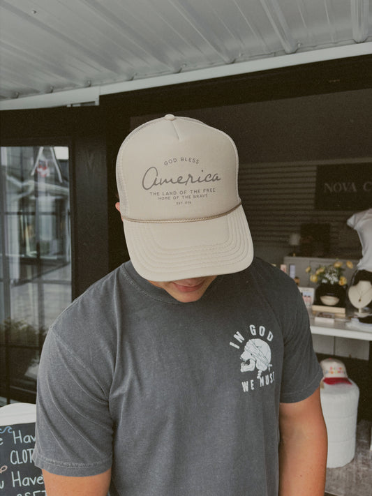 'God Bless' Trucker Hat