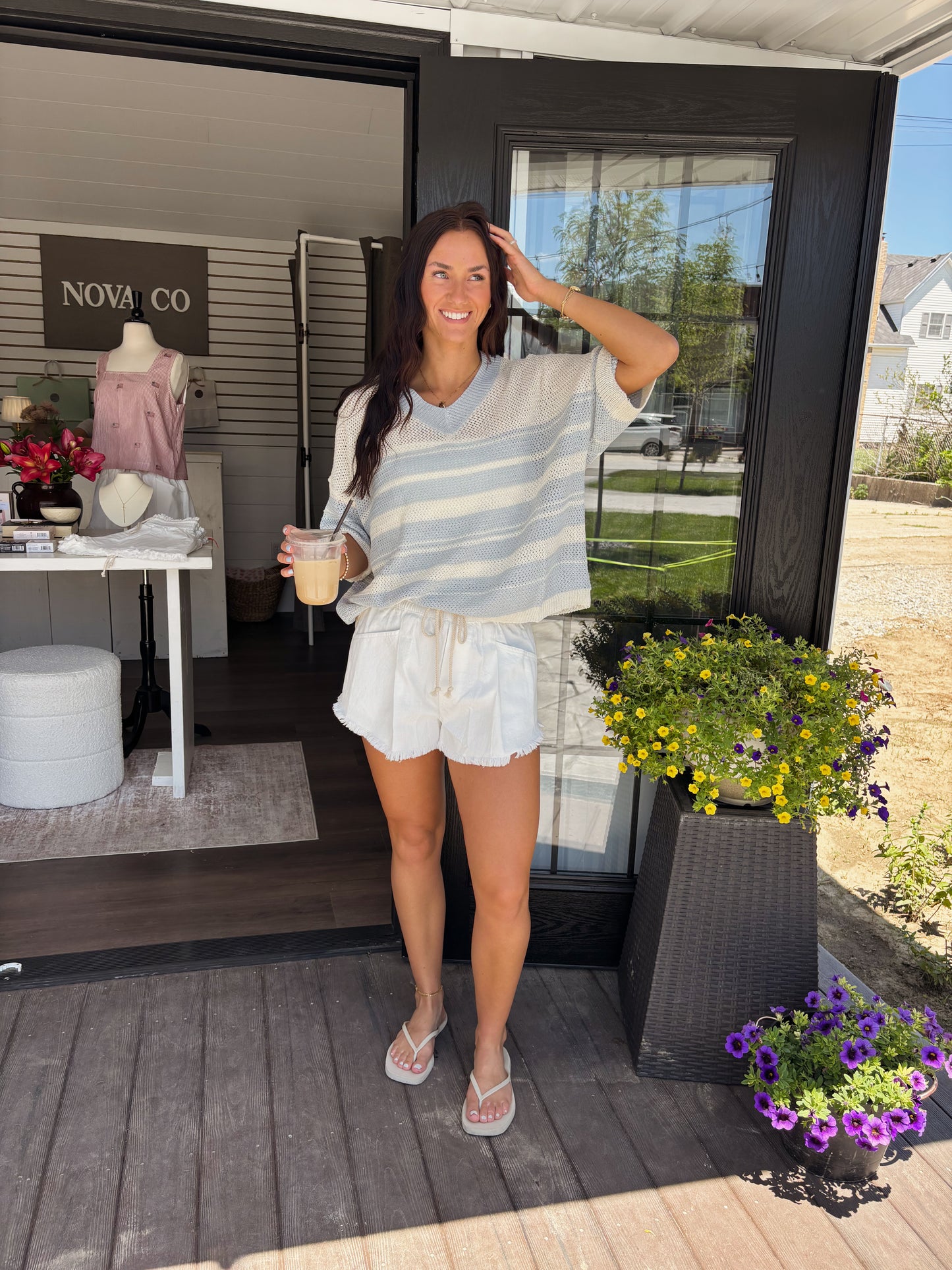 BLUE HORIZON TOP