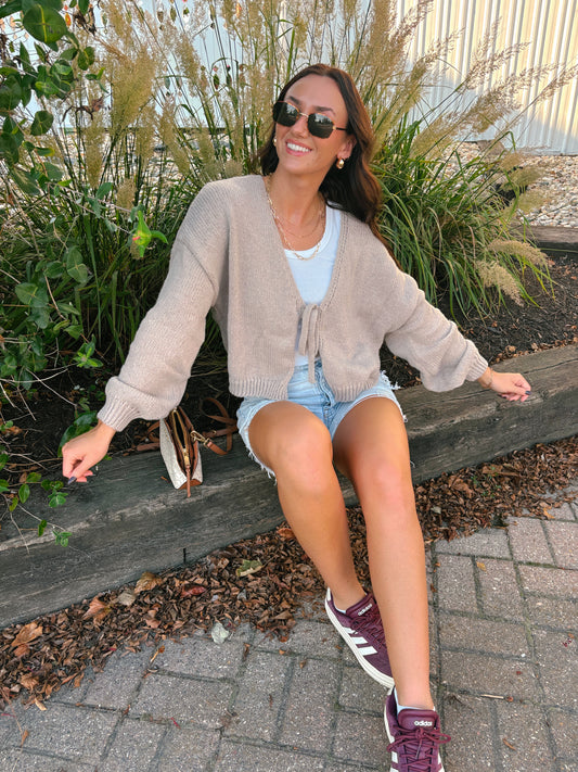 BROWN SUGAR CARDIGAN