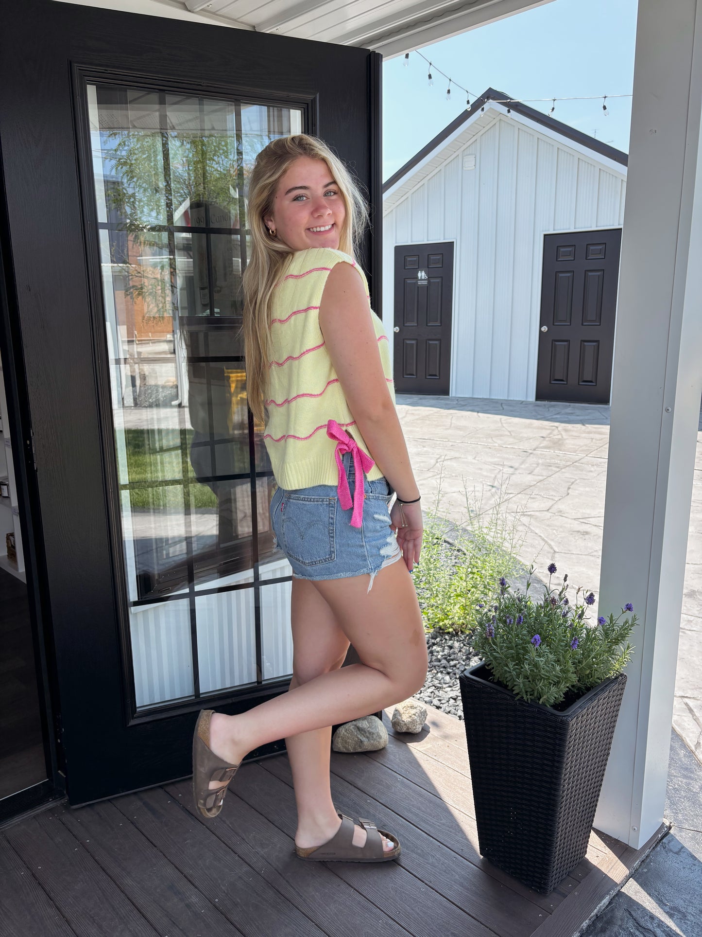 PINK LEMONADE KNIT TOP