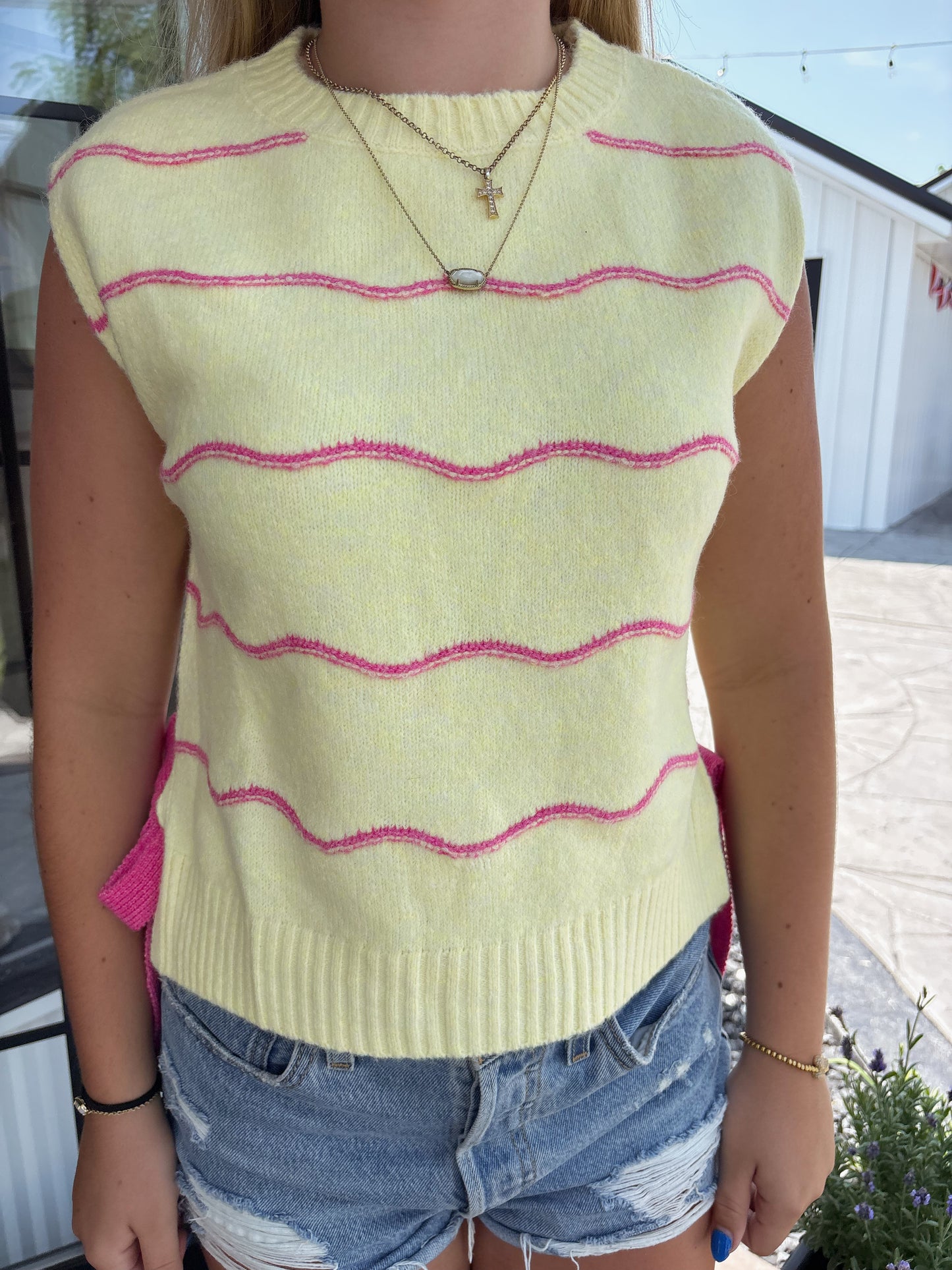 PINK LEMONADE KNIT TOP