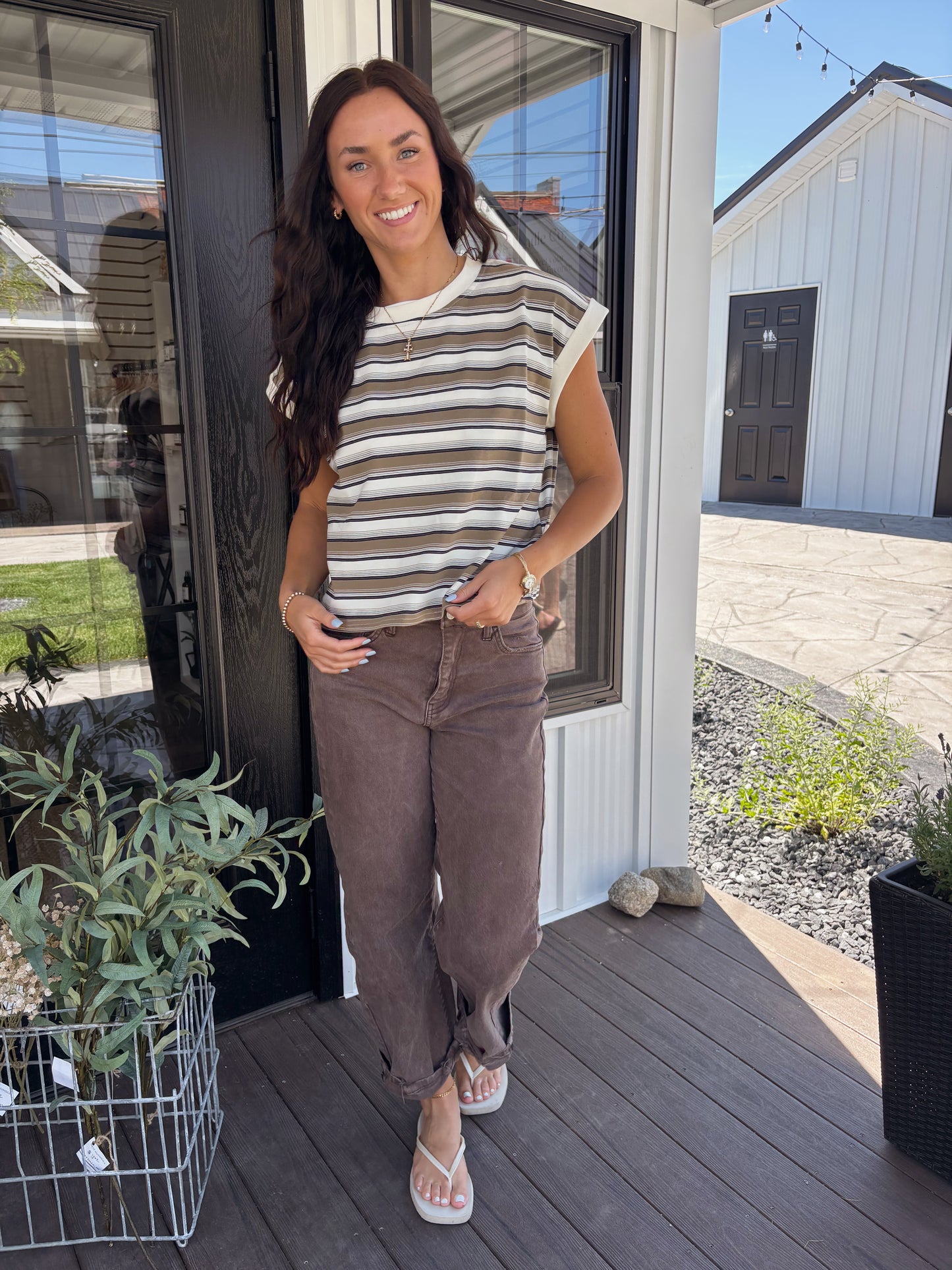 MARINA STRIPED TEE