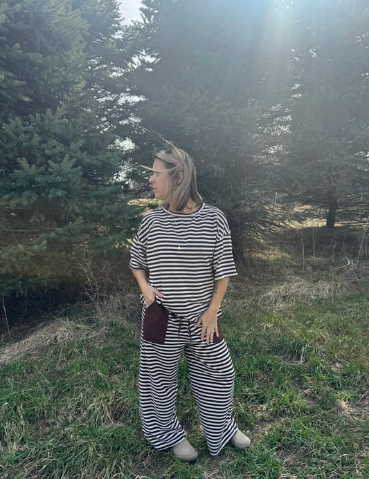 SOFT & SIMPLE STRIPED SET