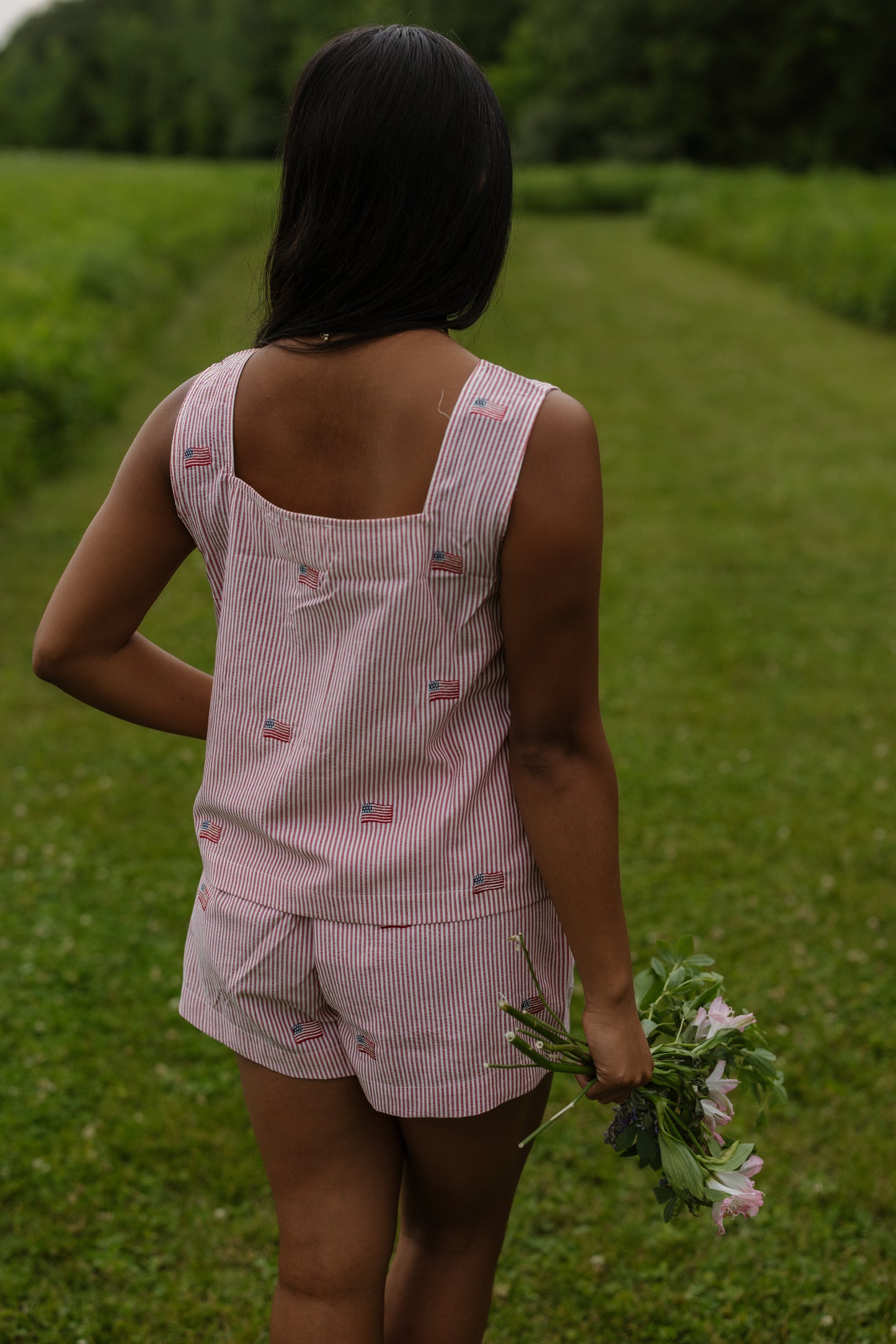 RED WHITE & CUTE TANK