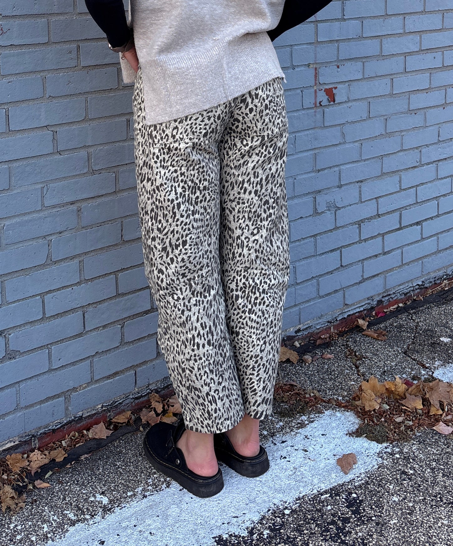 LEAPORD LUXE BARREL JEANS