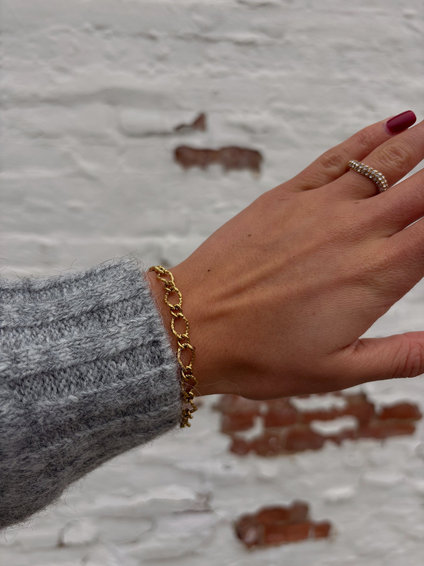 18K CHAIN REACTION BRACELET