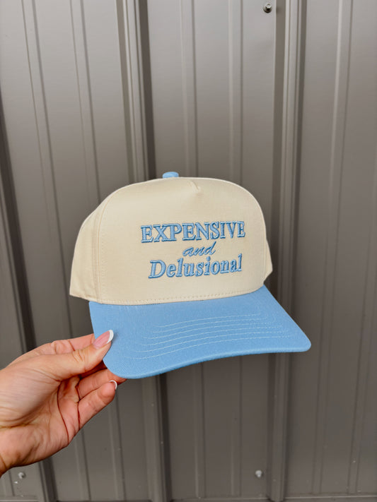 EXPENSIVE AND DELUSIONAL TRUCKER HAT