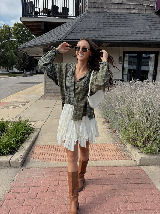 PLAID INTENTIONS FLANNEL