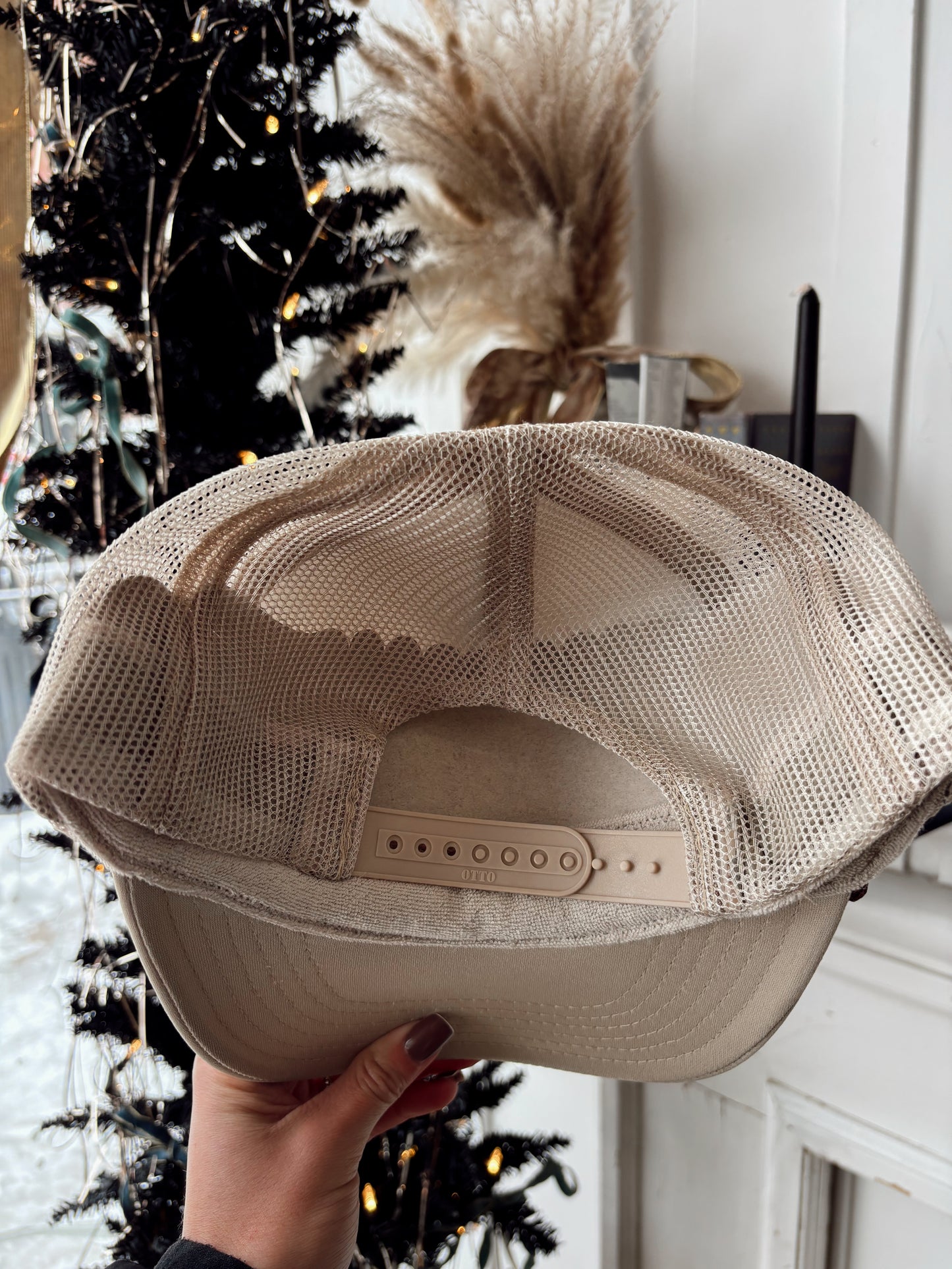 PATCHWORK SANTA TRUCKER HAT