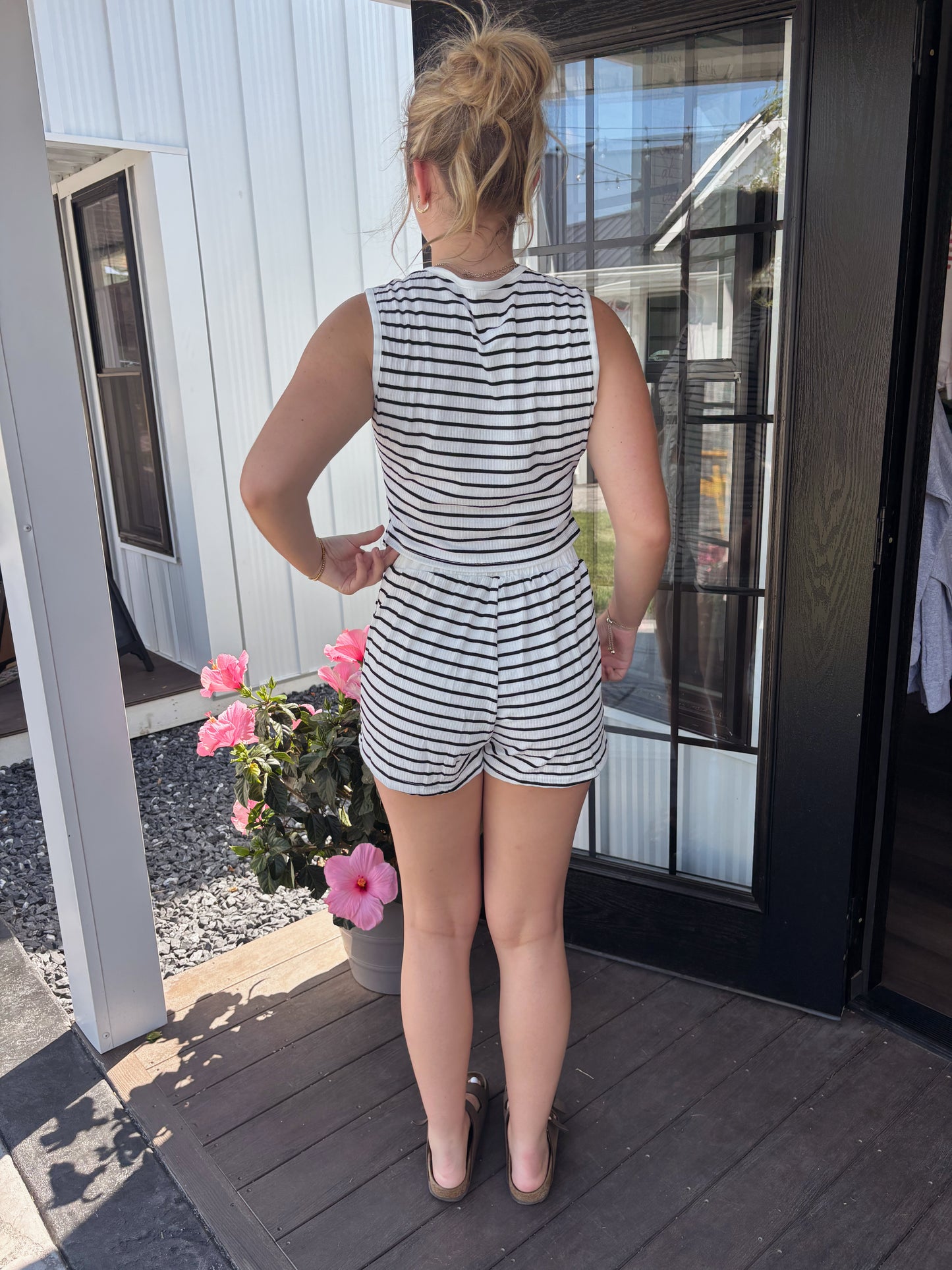 SIGNATURE STRIPED SET