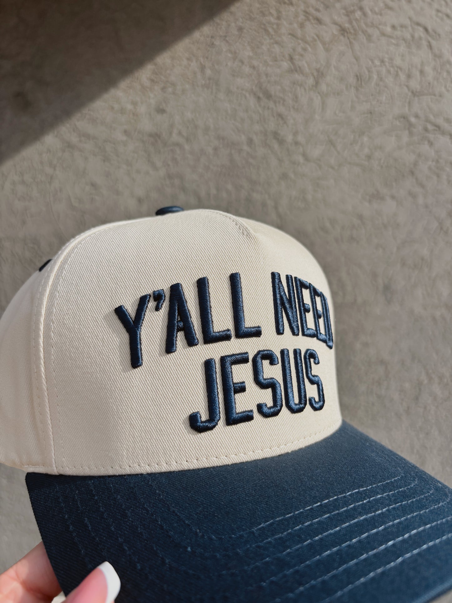 Y'ALL NEED JESUS TRUCKER HAT