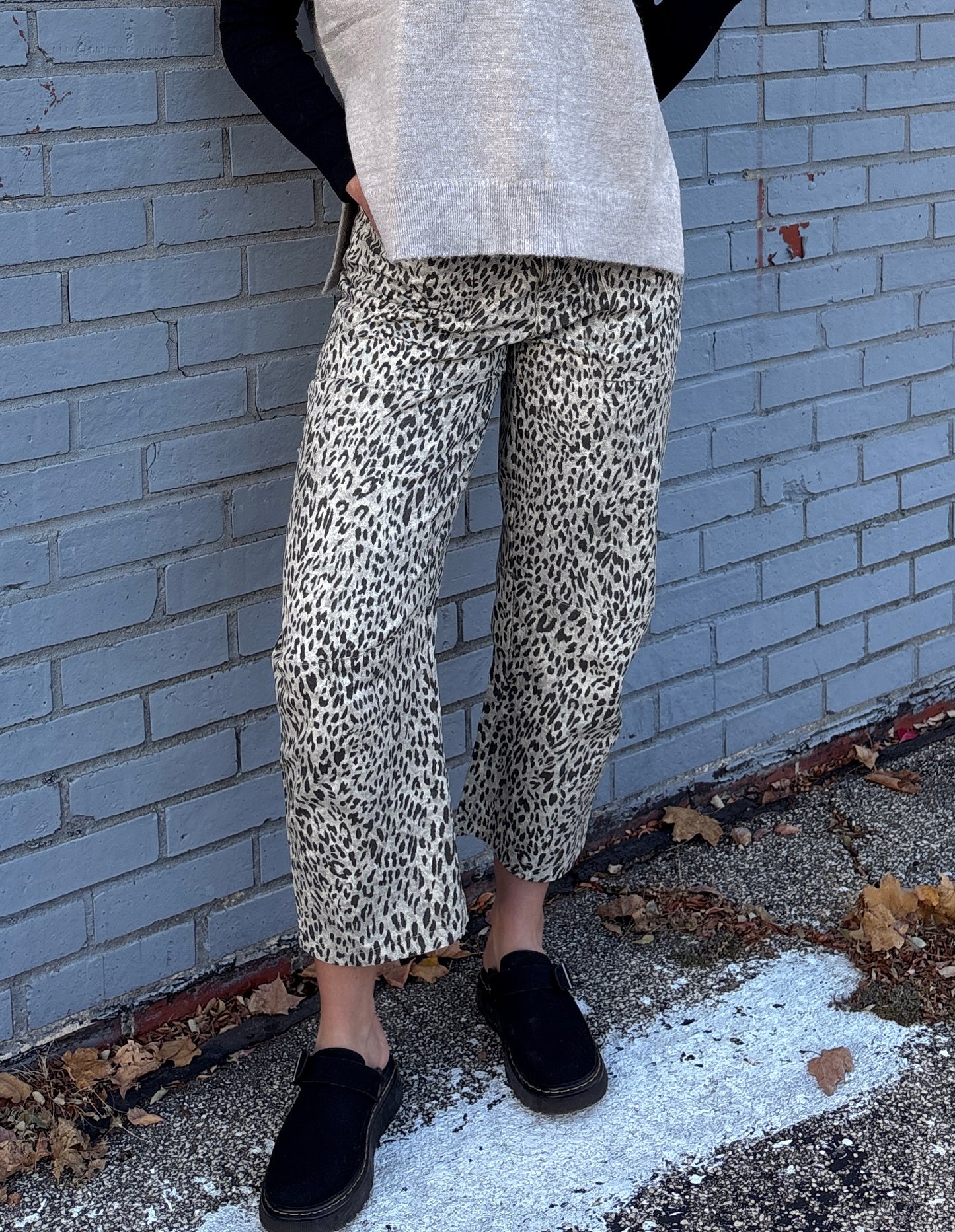 LEAPORD LUXE BARREL JEANS