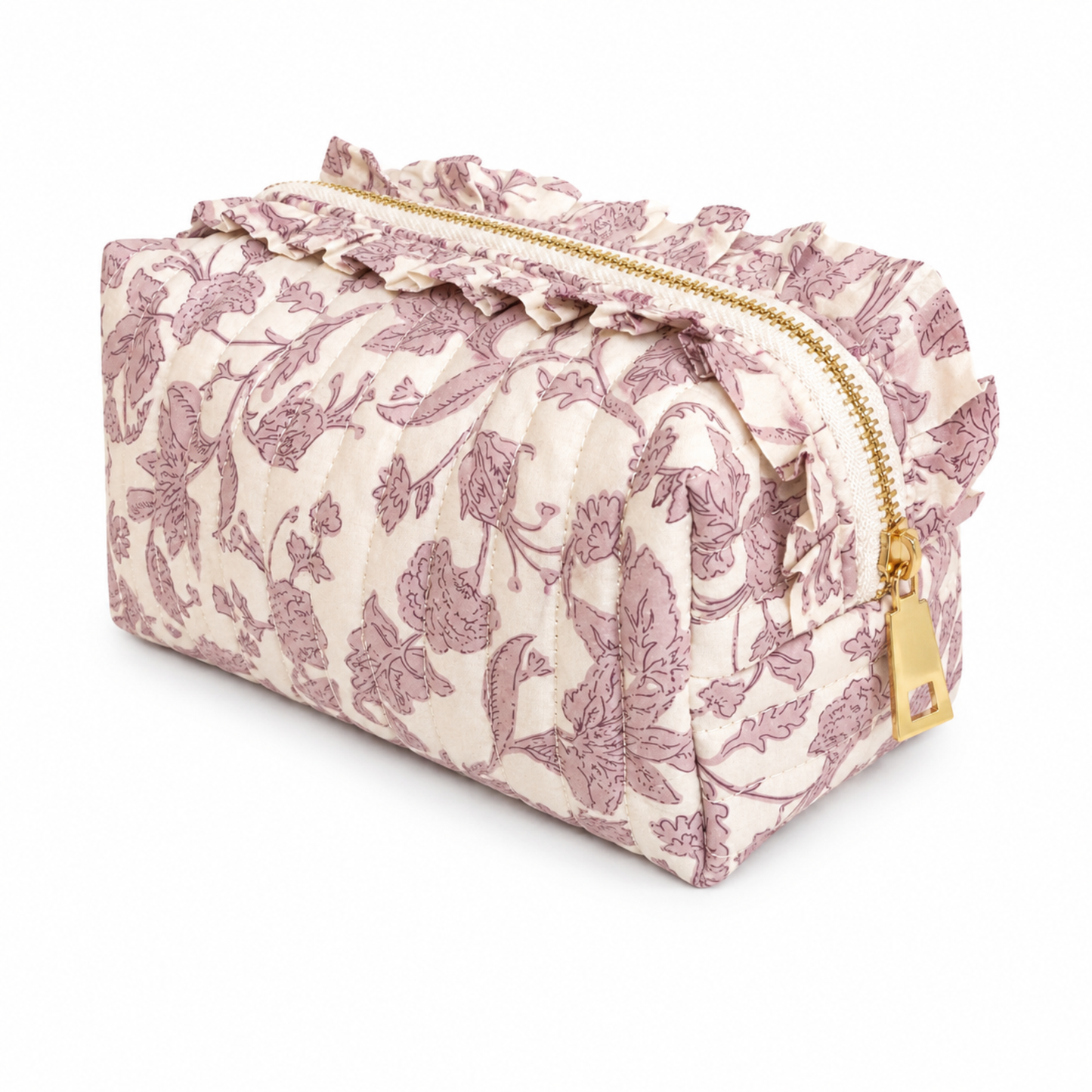 QUILTED MAKEUP BAG