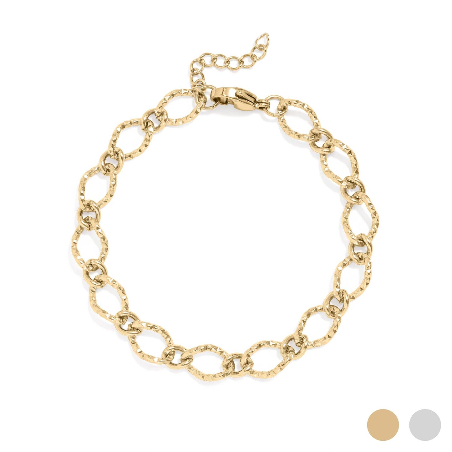18K CHAIN REACTION BRACELET
